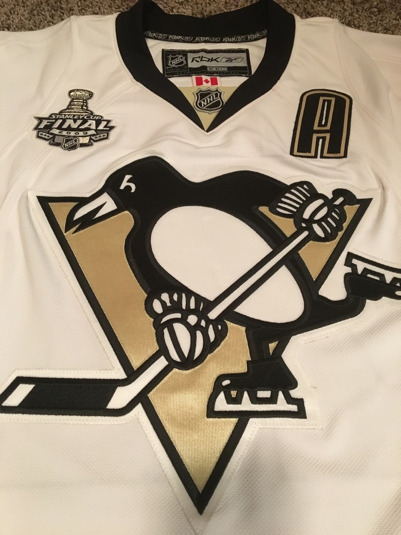 2009 Evgeni Malkin Game Worn Pittsburgh Penguins Stanley Cup
