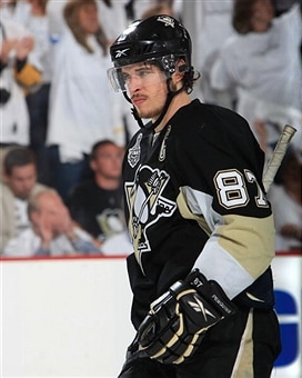 Reebok Sidney Crosby Pittsburgh Penguins Replica Home Jersey